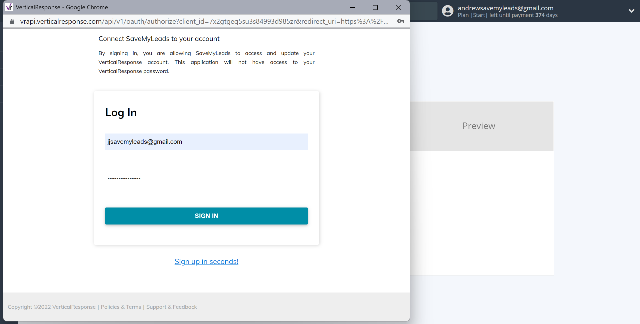 How to Connect Google Lead Form with VerticalResponse | Data Destination account connection How to Connect Google Lead Form with VerticalResponse | Data Destination account connection